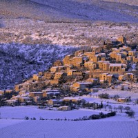 La beauté de l'hiver à Simiane... ©Christi la Liberté