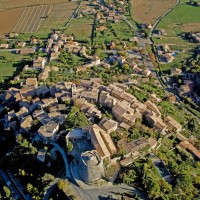Vue aérienne depuis le sommet de Simiane ©Jack Burlot
