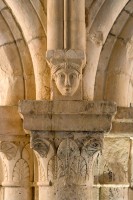 Détail d'une sculpture de la Rotonde du château ©Jack Burlot